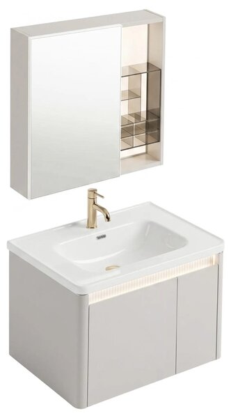 Rea Sada Koupelnového Nábytku S Umyvadlem De07-60 Beige 60cm