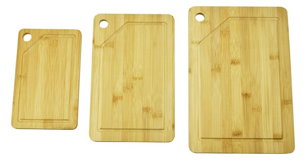 Sinsay - Bambusová prkénka na krájení 3 pack - béžová