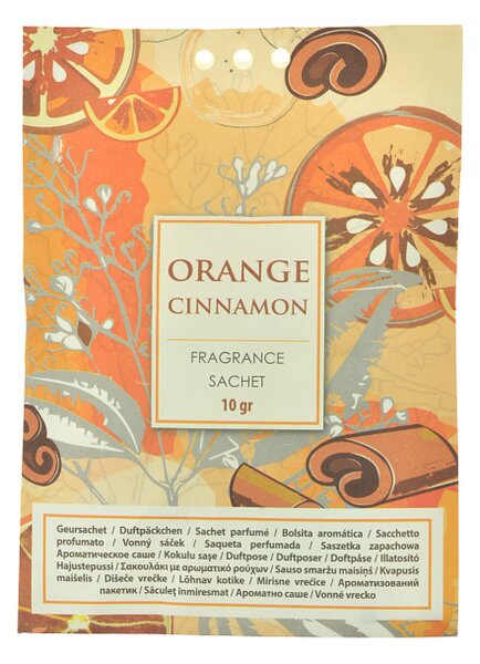 Fragrance Sachet Vonný sáček 10g (16x11.5cm) - Pomeranč a skořice