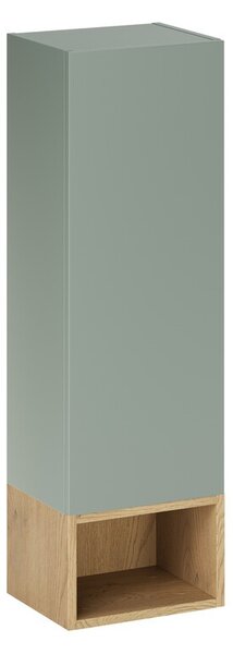 Comad Závěsná koupelnová skříňka Aster 30 cm dub cremona/zelená