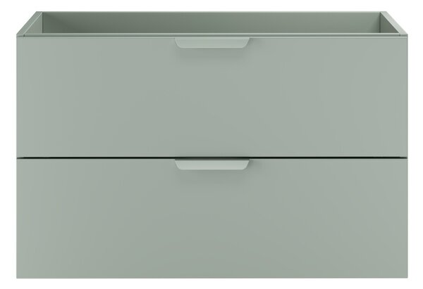 Comad Závěsná skříňka Aster Lava se zápustným umyvadlem 80 cm zelená/bílá