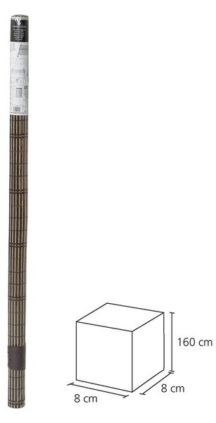 Tmavě hnědá bambusová roleta 160x180 cm Natural Life – Casa Selección
