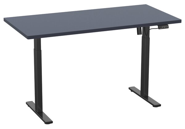 VCM Psací stůl E-Lona, výškově nastavitelný (antracitová/černá, 110 x 50 cm) (100372391021)