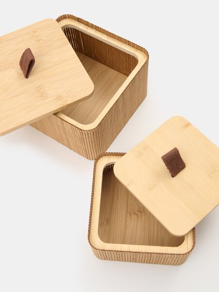 Sinsay - Úložné boxy 2 ks - béžová