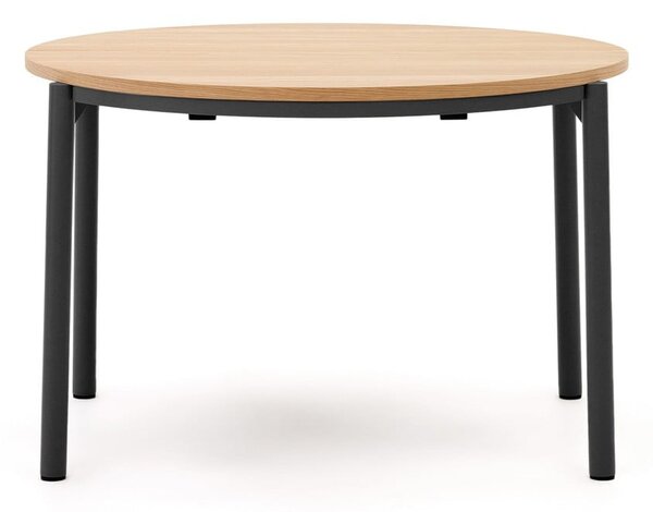 Kulatý rozkládací jídelní stůl v dekoru dubu ø 120 cm Montuiri – Kave Home
