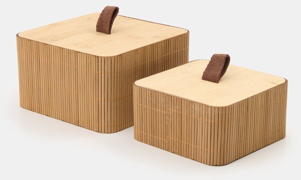 Sinsay - Úložné boxy 2 ks - béžová