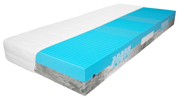 BeCo 7zónová oboustranná matrace z komfortní pěny 2 Dreams, nastavitelná tvrdost (H2-H3, 90 X 200 CM) (100344479001)
