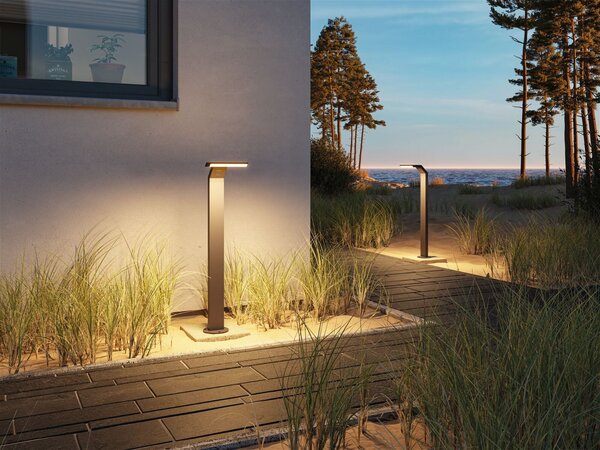 P 94828 LED stojací svítidlo Zenera IP44 670mm 3000K 10W 230V antracit kov - PAULMANN