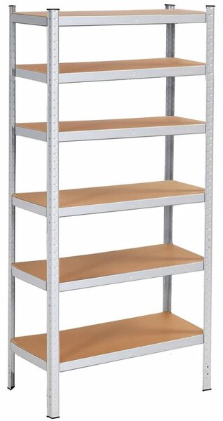 Kovový regál 225x110x50 cm, 6 polic SPRINGOS HA5213