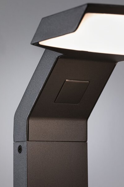 P 94828 LED stojací svítidlo Zenera IP44 670mm 3000K 10W 230V antracit kov - PAULMANN