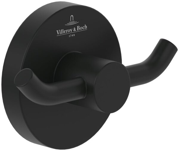 Villeroy & Boch Elements Tender věšák na ručník černá TVA151012000K5