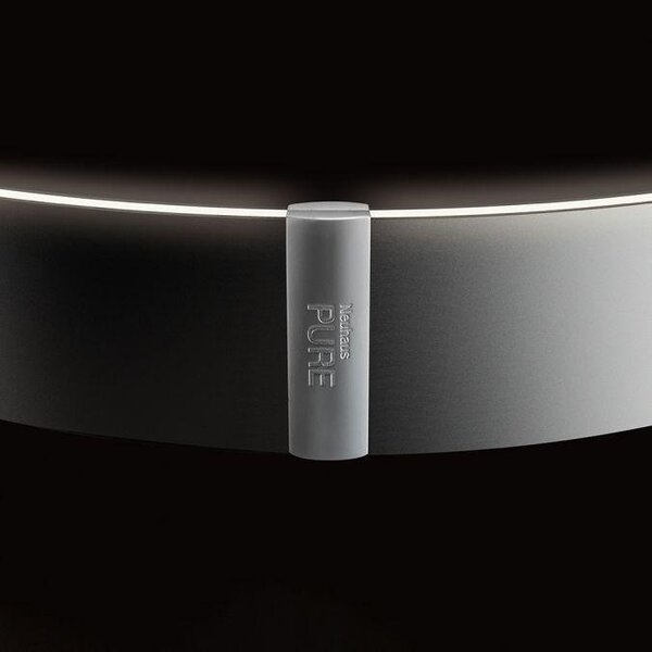 Paul Neuhaus Závěsné LED svítidlo PURE E-Clipse, 53W, ø 70 cm, 2700-5000K, elektricky nastavitelná výška Barva: Mystická šedá