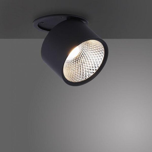 PN 6451-18 Paul Neuhaus LED stropní bodové svítidlo PURE-NOLA černá 1 ramenné otočné stmívatelné krokově stmívatelné 3000K - PAUL NEUHAUS