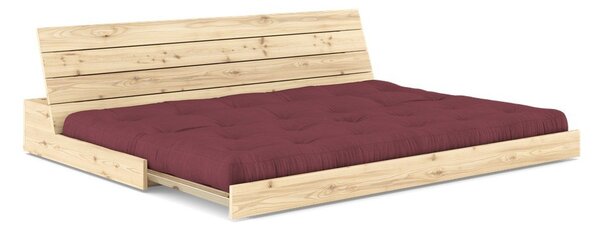 Vínová rozkládací pohovka 196 cm Base – Karup Design