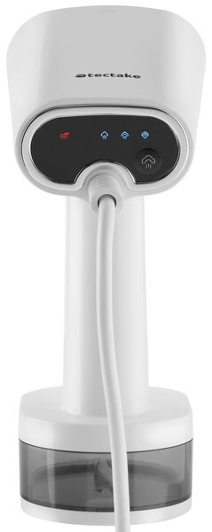 Tectake Parní žehlička se 4 režimy a adaptérem na láhev, 370 ml, 1640 W - bílá