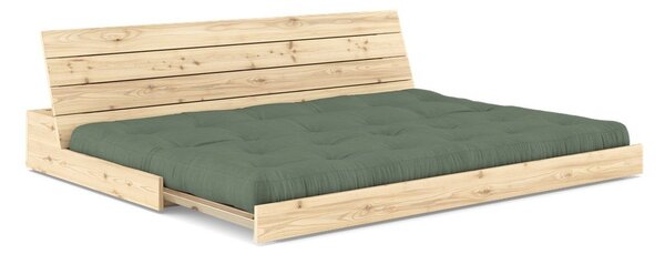 Zelená rozkládací pohovka 196 cm Base – Karup Design