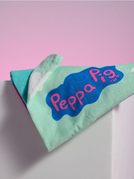 Sinsay - Bavlněný ručník Peppa Pig - vícebarevná