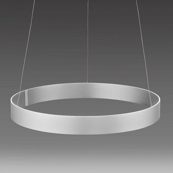 Paul Neuhaus Závěsné LED svítidlo PURE E-Clipse, 53W, ø 70 cm, 2700-5000K, elektricky nastavitelná výška Barva: Mystická šedá