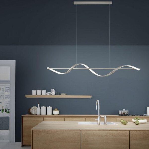 Paul Neuhaus Závěsné LED svítidlo Q-SWING, 28W, d. 121 cm, CCT 2700-5000K Barva: Antracit
