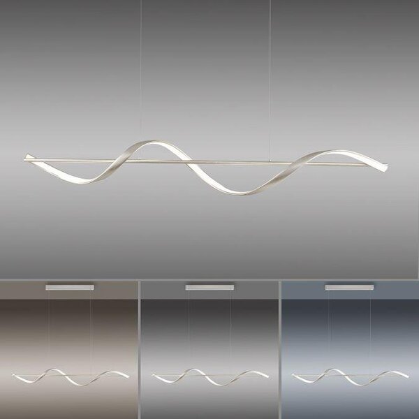 Paul Neuhaus Závěsné LED svítidlo Q-SWING, 28W, d. 121 cm, CCT 2700-5000K Barva: Antracit