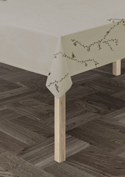 Vánoční ubrus Hammershøi Christmas Sand 150 × 220 cm