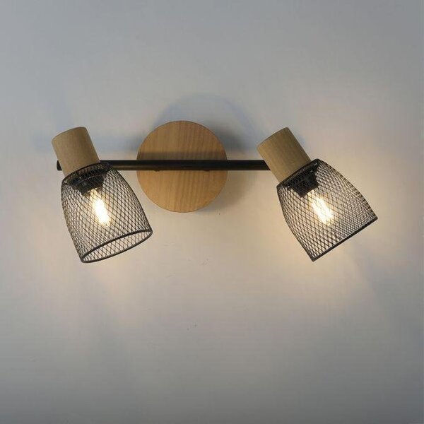 LD 15192-79 TAMIS Stropní svítidlo dřevo / kov E14 patice spot bodové svítidlo - LEUCHTEN DIREKT / JUST LIGHT