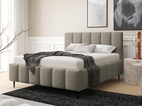 Čalouněná postel s úložným prostorem Taesa Leg Boucle, Rozměr postele: 160 x 200 cm, Barva:: Lambi 12 5903211521072