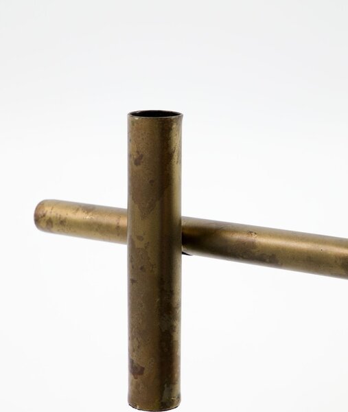 Kovový svícen Maxi Antique Brass 45 cm