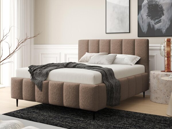Čalouněná postel s úložným prostorem Taesa Leg Boucle, Rozměr postele: 160 x 200 cm, Barva:: Lambi 12 5903211521072