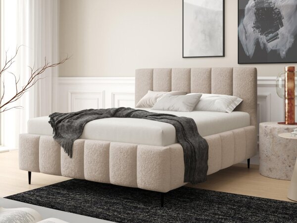 Čalouněná postel s úložným prostorem Taesa Leg Boucle, Rozměr postele: 160 x 200 cm, Barva:: Lambi 12 5903211521072