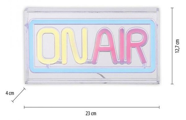 LD 85013-70 NEON-ONAIR LED nástěnné svítidlo USB, akryl, vícebarevné, šňůrový vypínač, dekorativní - LEUCHTEN DIREKT / JUST LIGHT
