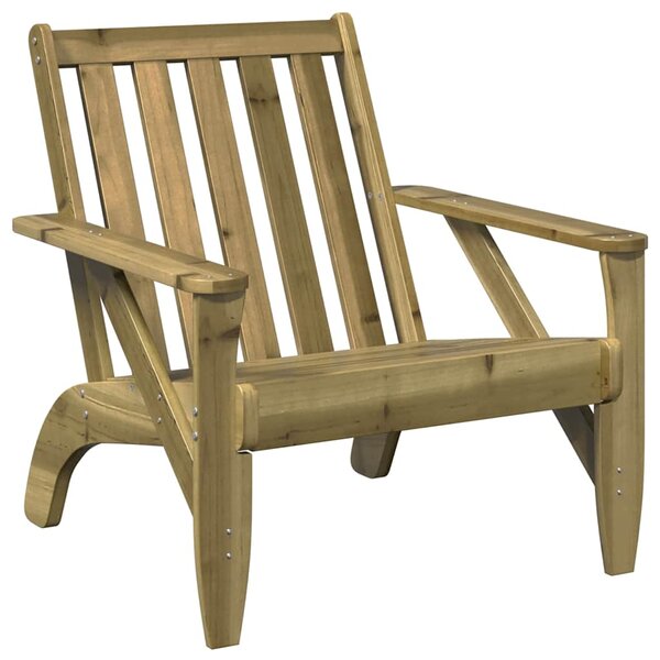 Zahradní židle Adirondack 75x77x77 cm impregnovaná borovice