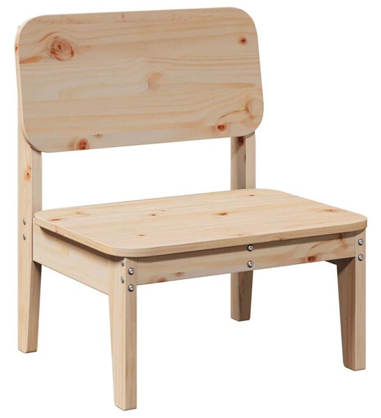 Zahradní židle 2 ks 60x52,5x72 cm masivní borové dřevo