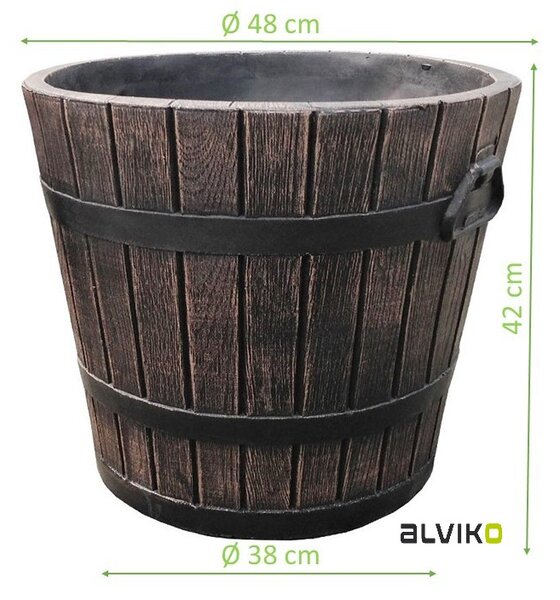 Roto květináč POLKA L