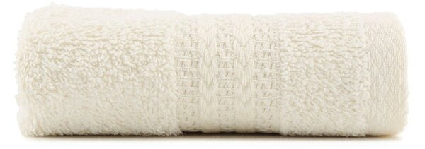 Krémový bavlněný ručník Amy, 30 x 50 cm