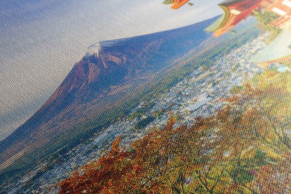 Obraz výhled na Chureito Pagoda a horu Fuji