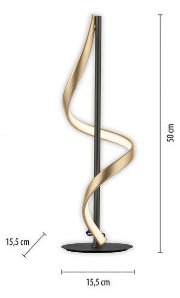 Paul Neuhaus Stolní LED lampa Q-SWING 13,5W, v. 48 cm, ZigBee 2700-5000K Barva: Stříbrná