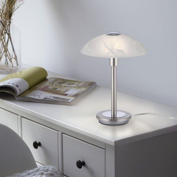 Paul Neuhaus Stolní LED lampa ENOVA, 3W, v. 28 cm, 3000K stmívatelná Barva: Mosaz