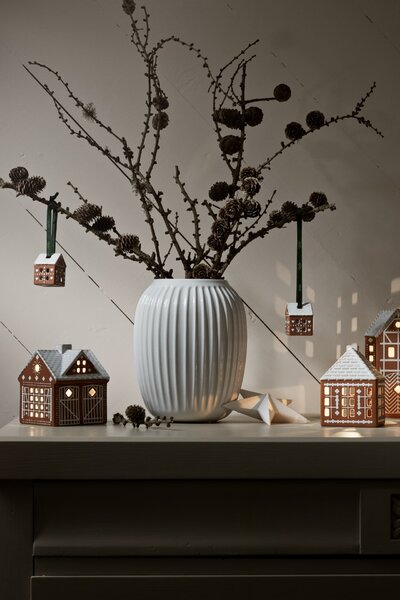 Keramické vánoční ozdoby Gingerbread – set 2 ks