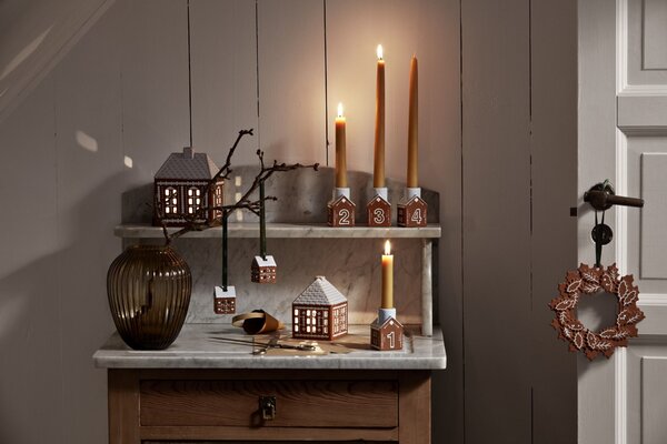 Keramické vánoční ozdoby Gingerbread – set 2 ks