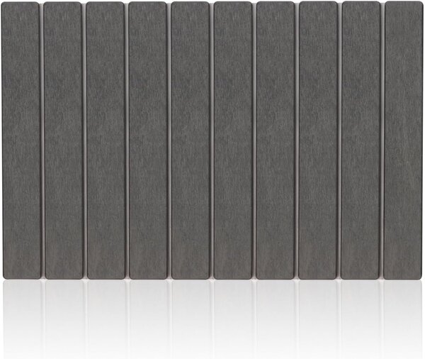 Předložka do koupelny a kuchyně skládací šedá 60x39