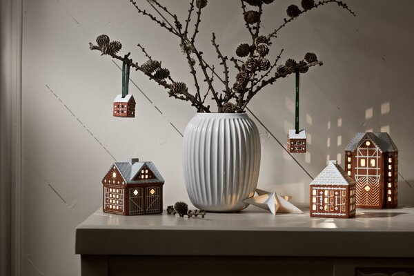 Keramické vánoční ozdoby Gingerbread – set 2 ks