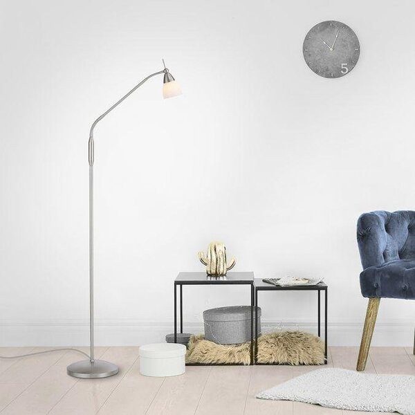 Paul Neuhaus Stojací LED lampa PINO, 3W, v. 163 cm, 3000K stmívatelná, dotykový stmívač Barva: Retro mosaz