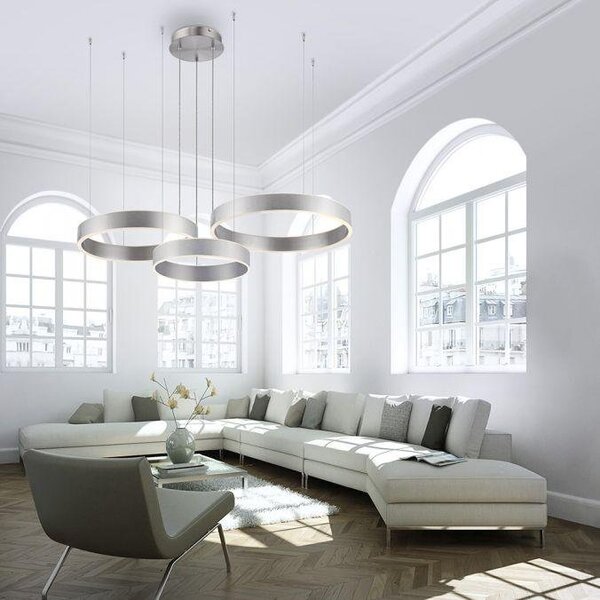 Paul Neuhaus Závěsné LED svítidlo SCULLI, 60W, d. 110 cm, CCT 2700-5000K