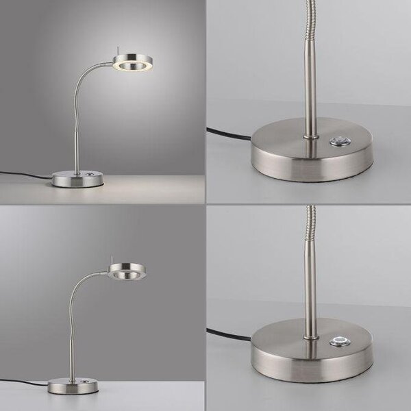 Paul Neuhaus Stolní LED lampa HENSKO 5,5W, v. 40 cm, 3000K stmívatelná