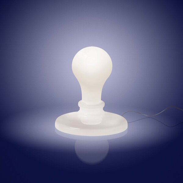 Stolní lampa Foscarini, White Light, stmívatelné, Bílá, Obývací pokoj, Sklo, Design