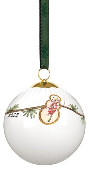 Porcelánová vánoční baňka Hammershøi Christmas 2025