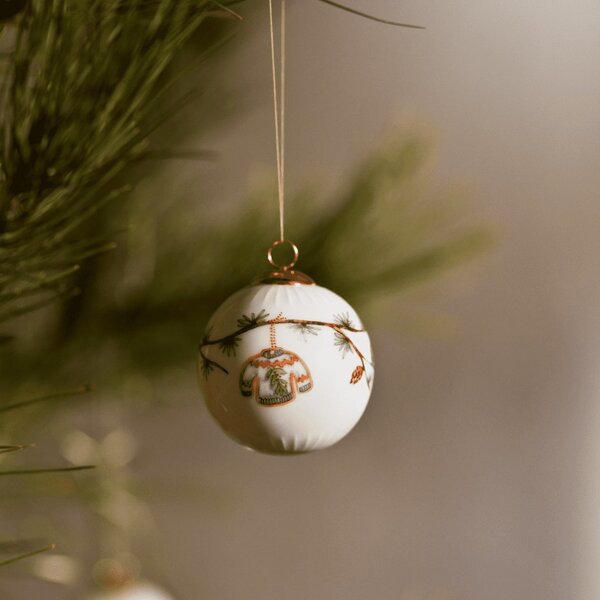 Porcelánová vánoční baňka Hammershøi Christmas 2025