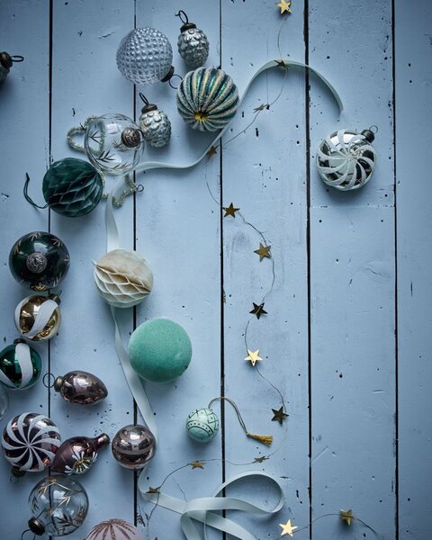Girlanda Stars Antique Brass 250 cm