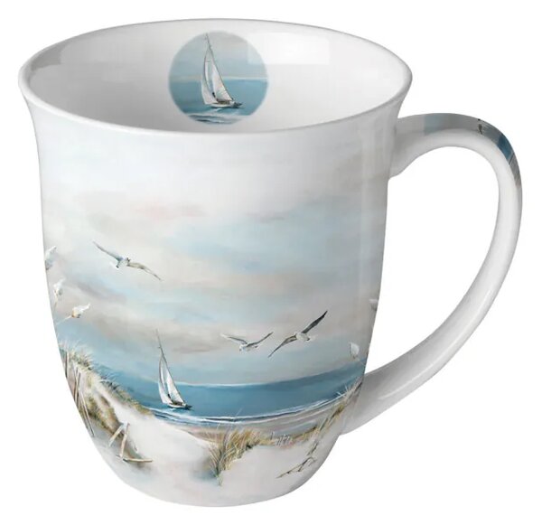 Porcelánový hrnek Rackové nad mořem 400 ml